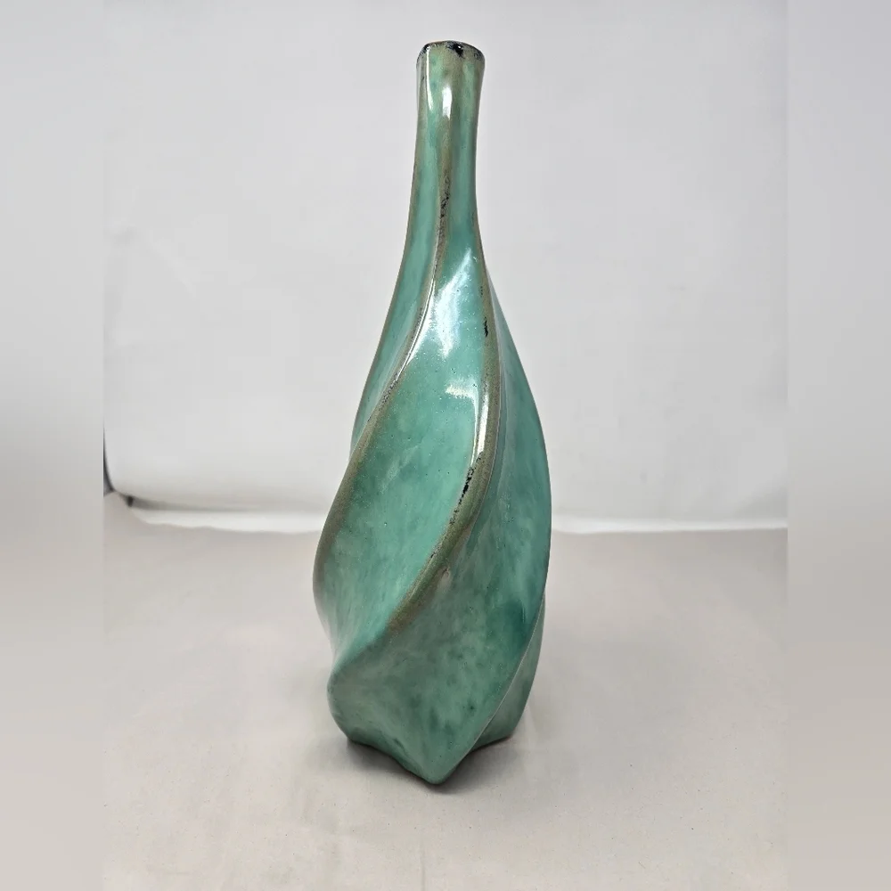 Uttermost Hasina Vase 19430 12x6 Pale Aqua Ceramic Glaze Home Decor Only